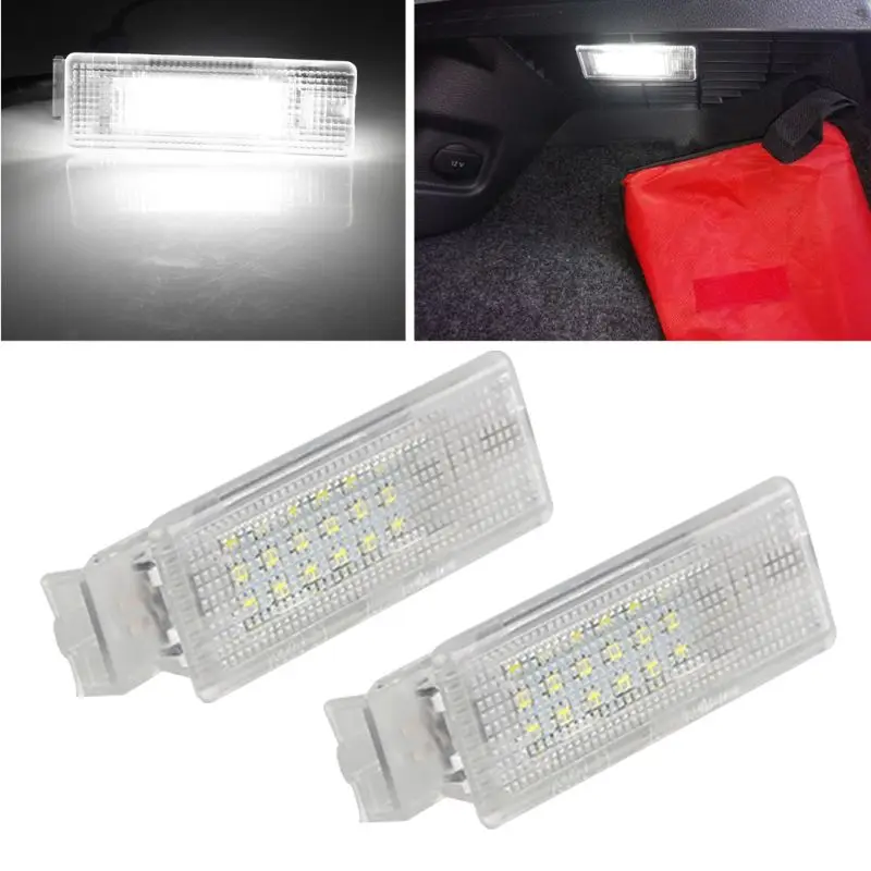 Белый светодиодный светильник для багажника 2 шт. 18SMD Volkswagen VW Eos Golf GTI MK5 MK6 MK7 Scirocco