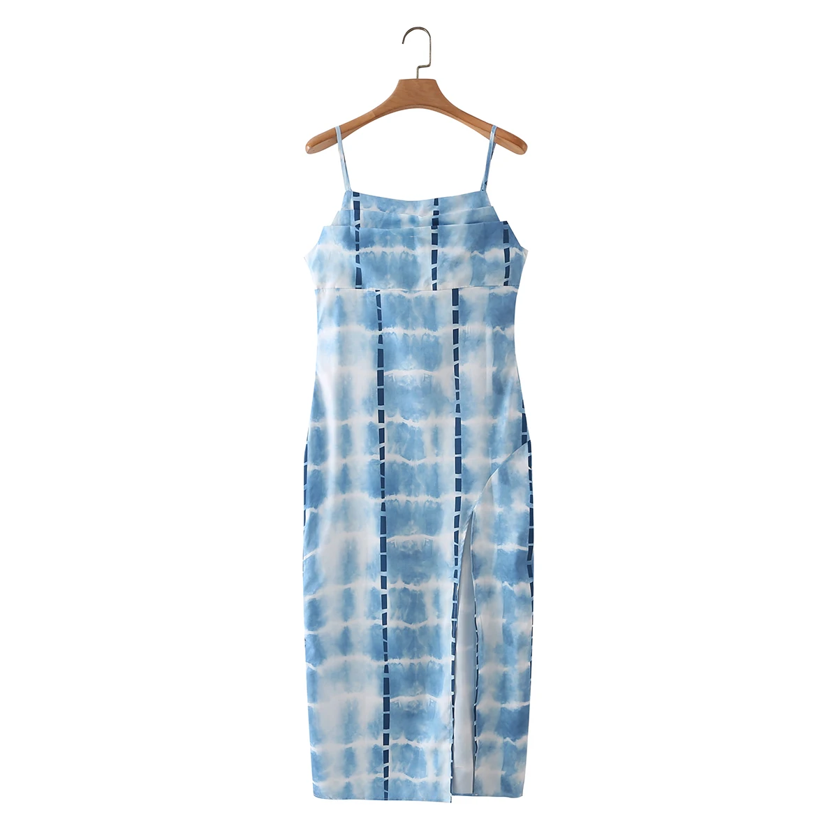 

JC·KILIG 2021 New Fashion tie Dyed Sleeveless Suspender Dress TB21111