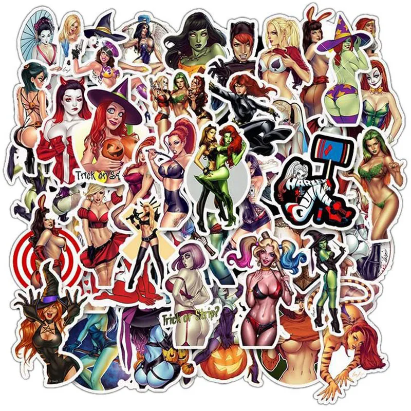 10/30/50 шт водонепроницаемые наклейки с мультипликационным принтом Billie Eilish