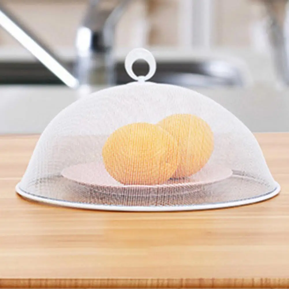 

Чехол для еды с ручкой-кольцом, железная сетчатая клетка для сохранения свежести, защита от Нахлыста, от комаров, семейная защита для пикник...