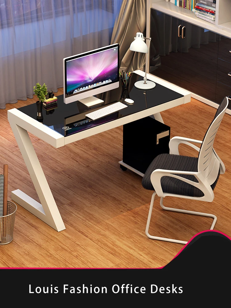 Офисные Столы Louis Fashion простые современные чехлы из закаленного стекла