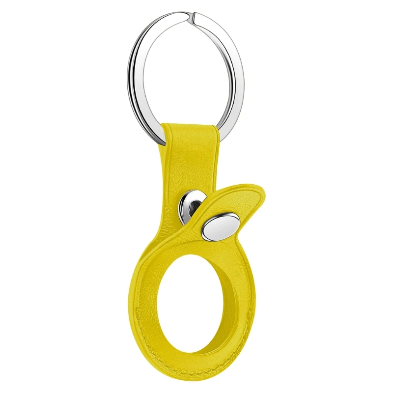 

Durable Protective Cover PU Leather Case Shell Location Tracker Protector for AirTags Bluetooth Tracker H3CA