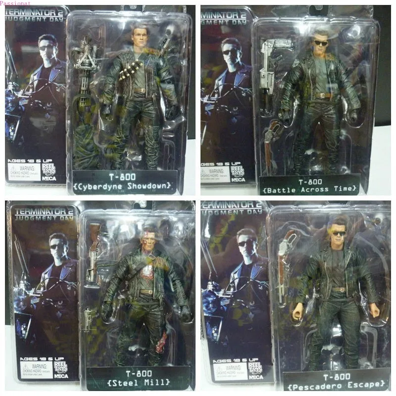 

7" 18cm Free shiipping The Terminator 4pcs 7inch/18cm 4style NECA The Terminator 2 Action Figure ENDOSKELETON Figure toy