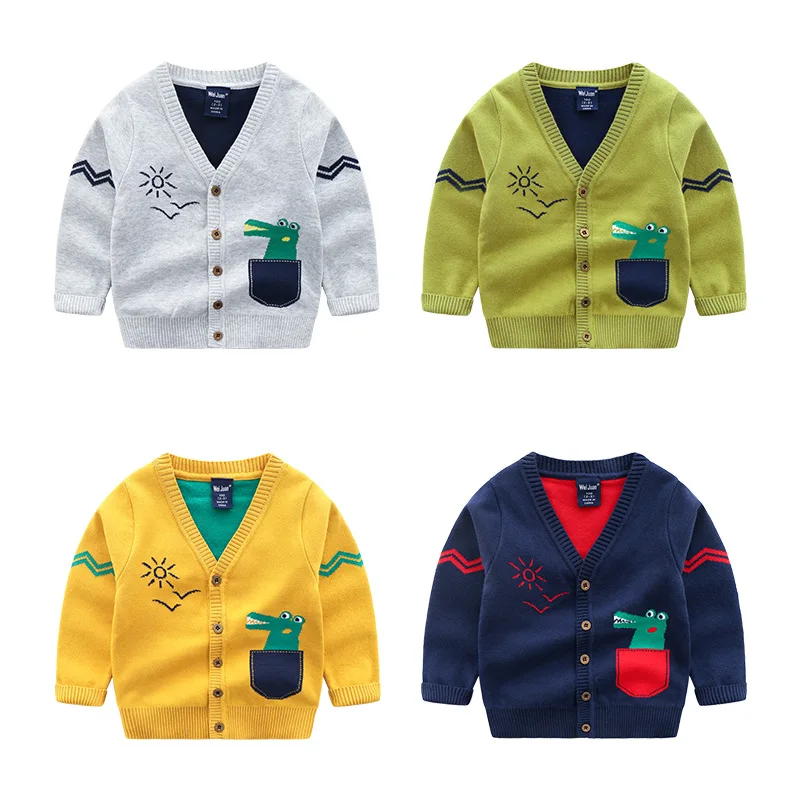 Детский Рождественский свитер кардиган для маленьких мальчиков Новинка 2019 года