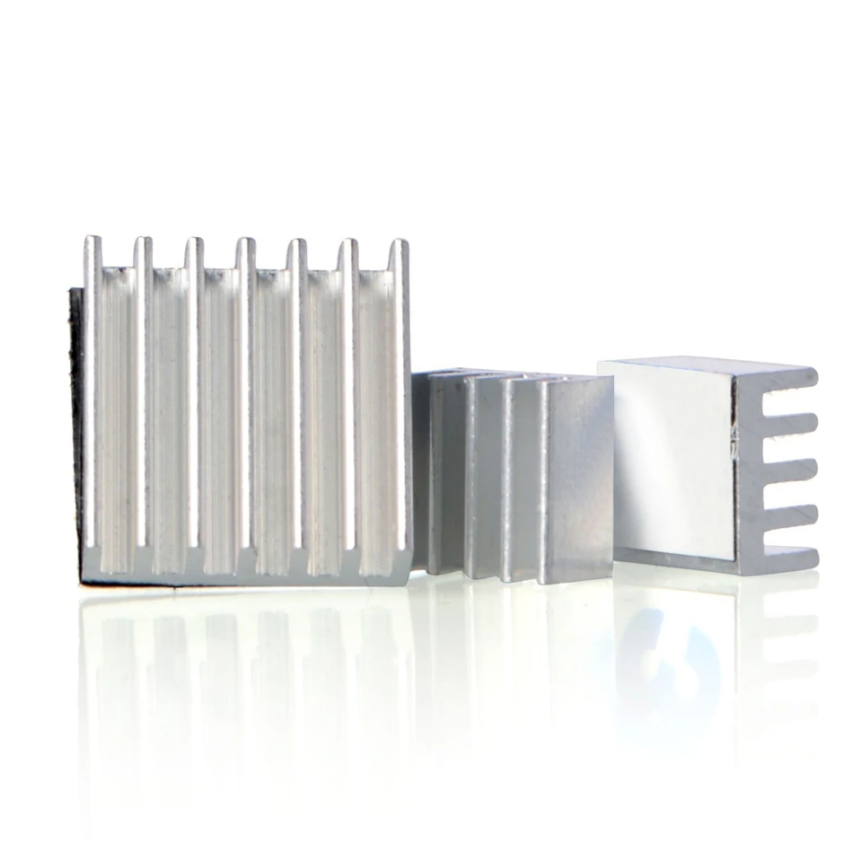 Теплоотвод Aokin 3 шт. алюминиевый теплоотвод охлаждение кулер для модели B / Pi 2/Pi 2 +