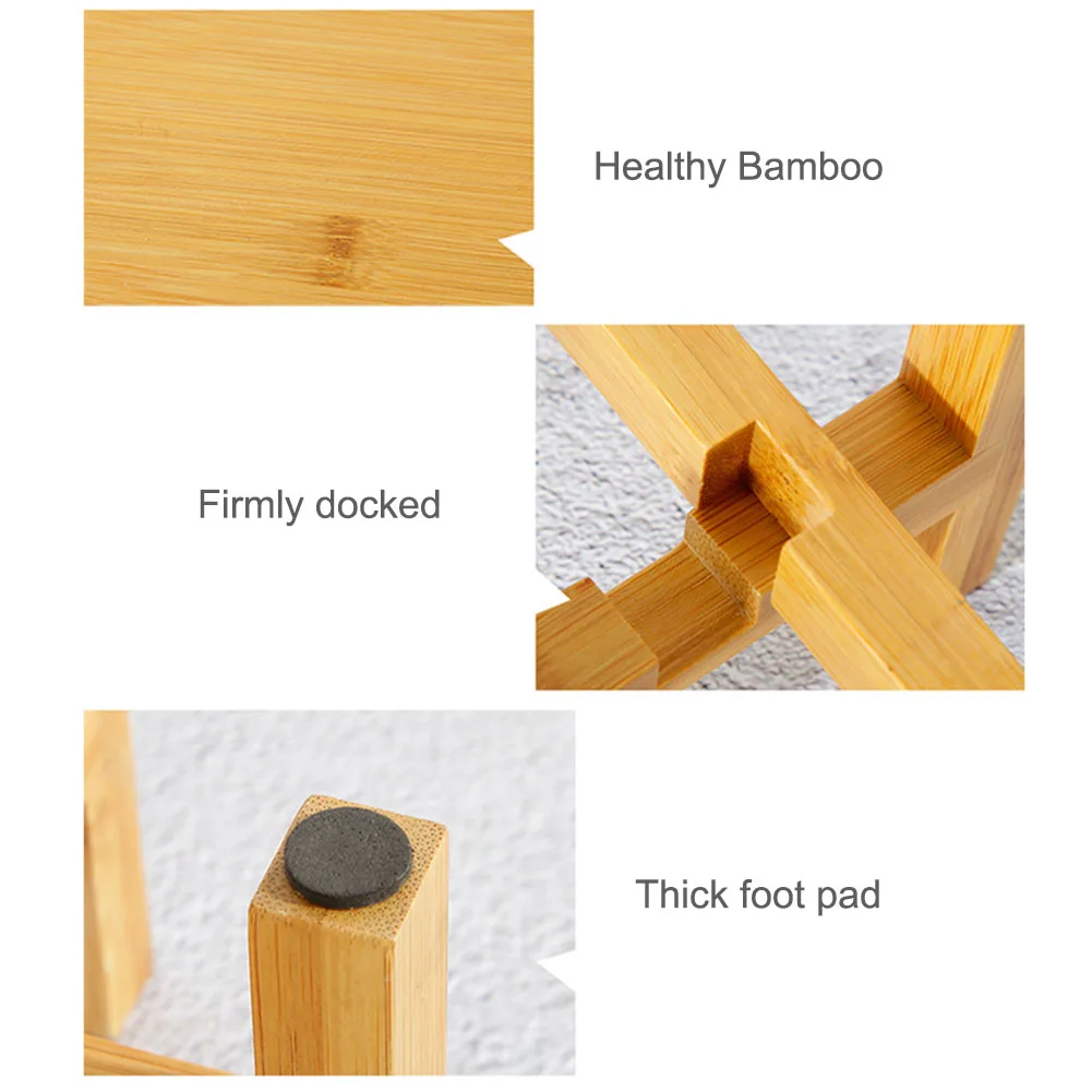 Durable Wooden Planter Pot Trays Flower Holder Free Standing Bonsai Home Balcony Garden Display Plant Stand Shelf | Дом и сад