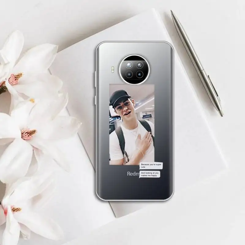 

Movie Harding Scott Hero Fiennes Tiffin Phone Case Transparent for Xiaomi Redmi note 10 t 8 9 pro lite 11