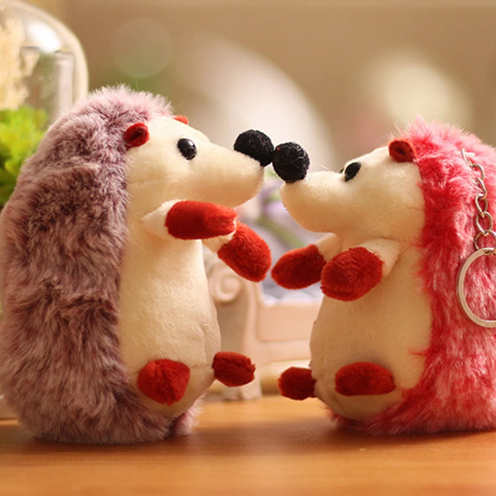 Милый плюшевый ежик животное чучела кукла кулон брелок кольцо украшение сумки |