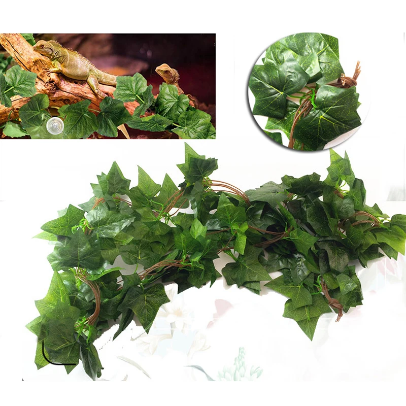 Новинка зеленые искусственные листья лоза плющ растение пластиковые плюща