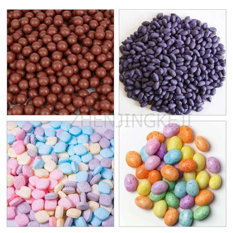 

220 V Chocolates Peanut Sugar Coating Machine Pill Tablet Seed Polishing Coating Material Equipment Apply For Food Processing