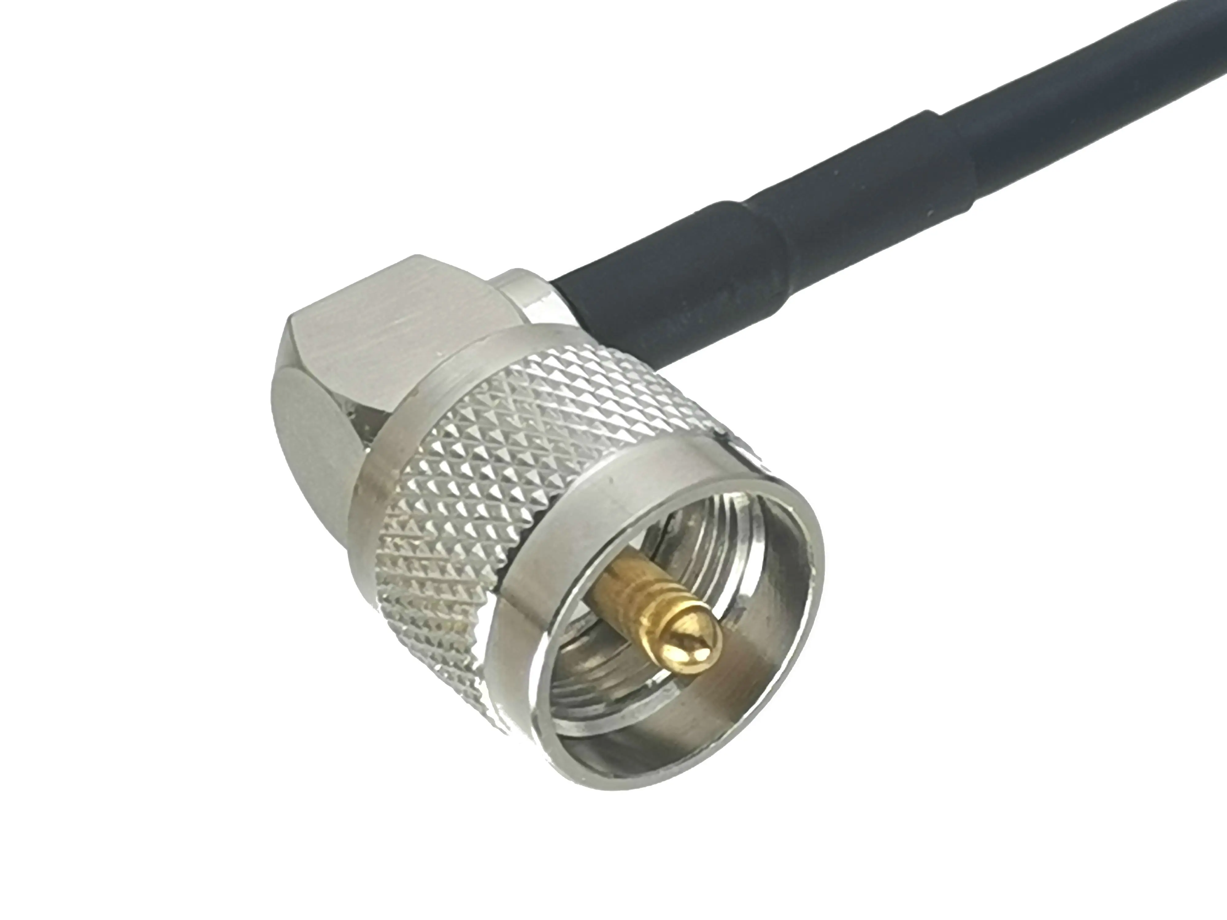 1 шт. штекер RG58 UHF PL259 RA-BNC прямоугольный коннектор RF коаксиальный телефон 4 дюйма ~ 50