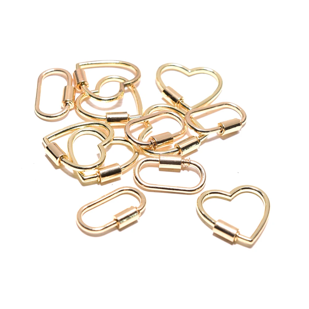 Модные застежки на спирали для изготовления ювелирных изделий овальное ожерелье