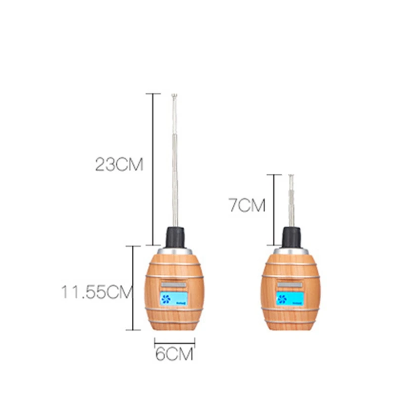 

Smart Kitchen Bar Tools Oxygen Electric Wine Decanter Lcd Display Aerator Microporous Gasification Head Quick Decanter