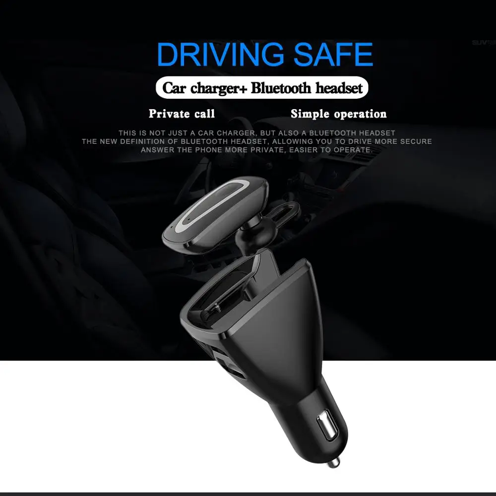 Автомобильный беспроводной Bluetooth 4 1 Гарнитура автомобильный комплект свободные