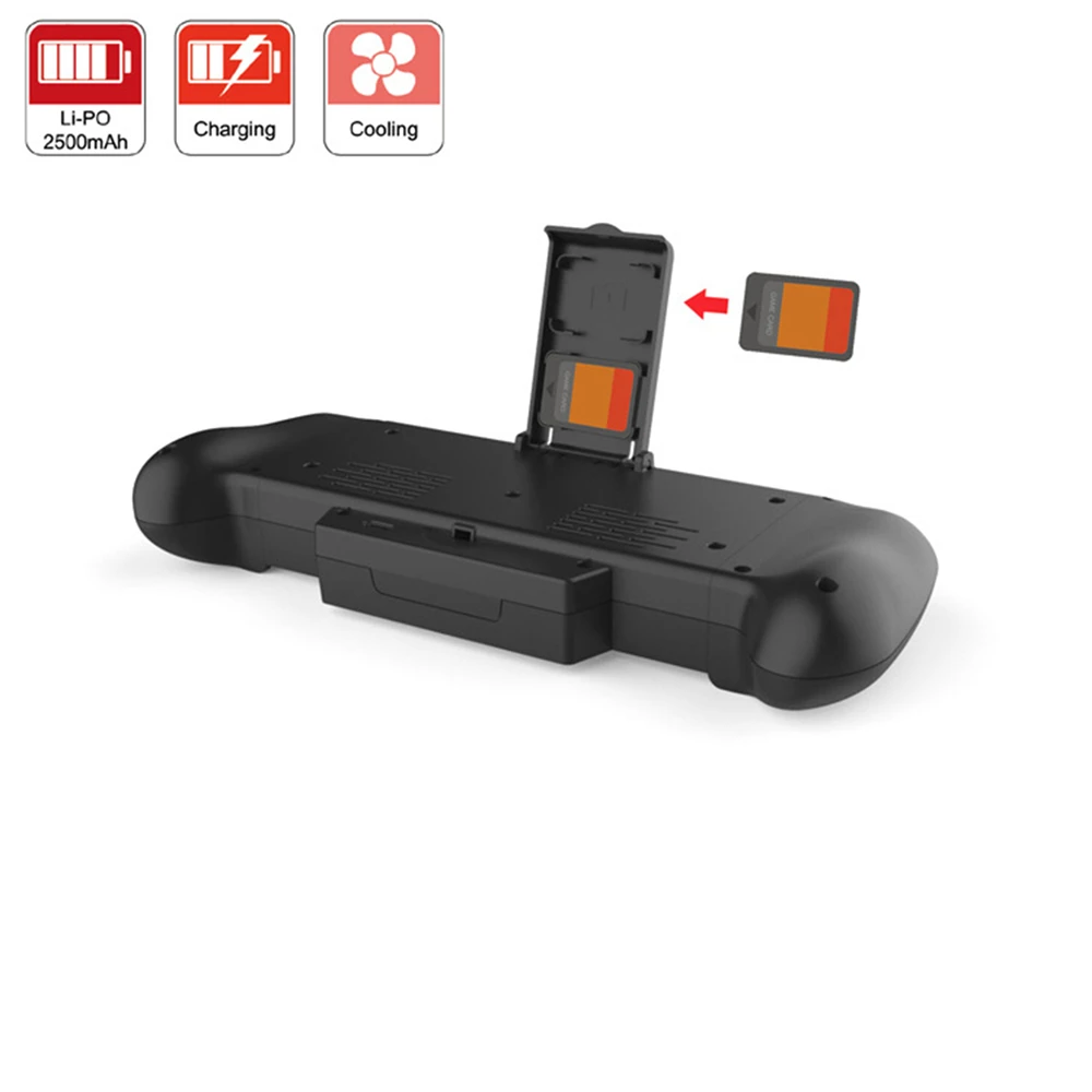 

Hand Grip Charger Stand Dock Kickstand Holder Charging&Cooling with Card Slot Rocker Cap Cover for Nintend Switch/ Lite Console