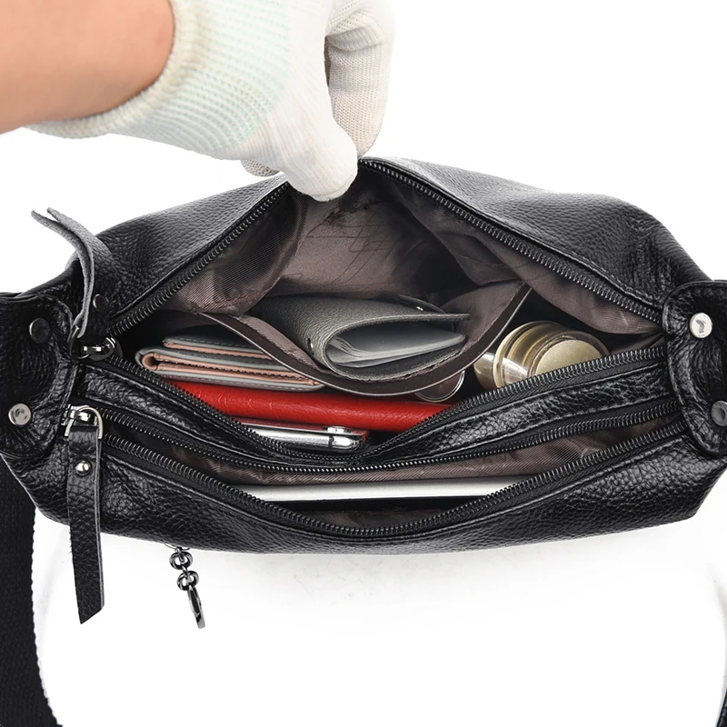 Мягкая кожаная сумка на плечо дизайнерские сумки высокого качества роскошные