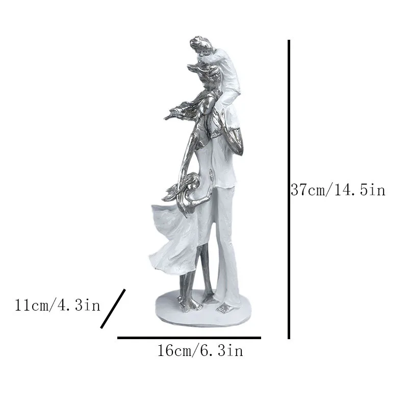 Статуэтка VILEAD из смолы для родителей подарок на день рождения ребенку настольное