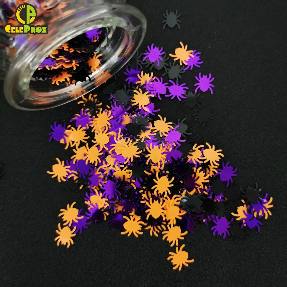 15 г Конфетти Для Хэллоуина счастливый Хэллоуин Тыква Человек паук и Бэтмен кошка