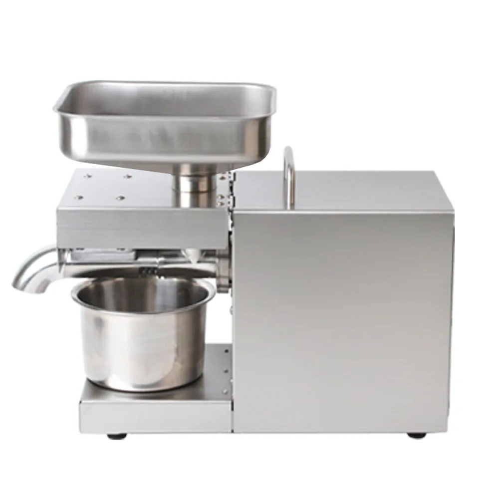Household Electric Oil Presser Commercial Stainless Steel Oill Pressing Machine Small Automatic Cold and Hot Press | Бытовая техника