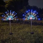 Уличный светильник с изображением павлина, 120 светодиодов, садовый светильник с солнечной батареей, декоративный светильник, уличный светодиодный светильник для газона # g