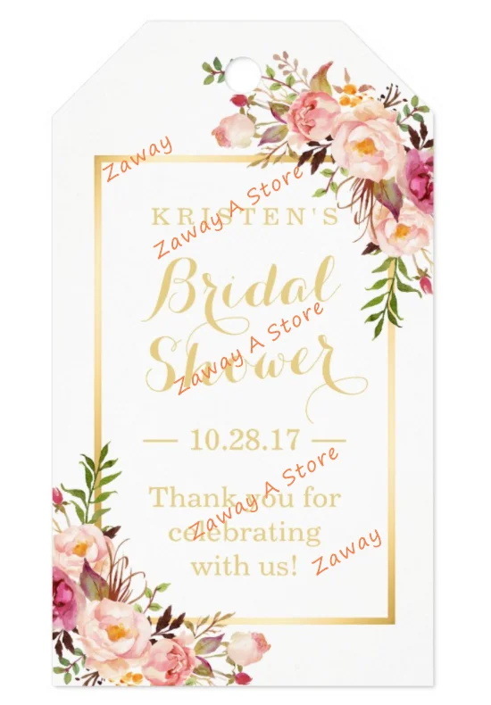 Thank You Tags/Stickers - Dusty Pink Floral Geometric – Simply Wedding  Favours