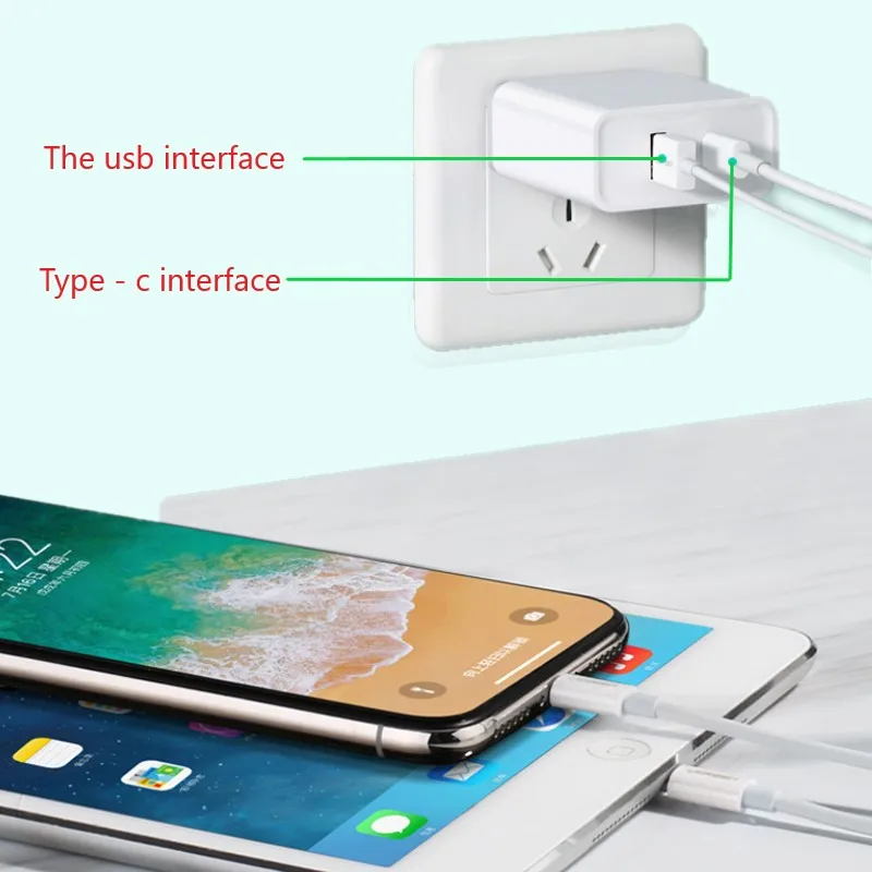 65W 45W 20V 3.25A Type C PD быстрое зарядное устройство USB адаптер питания для ноутбука Macbook