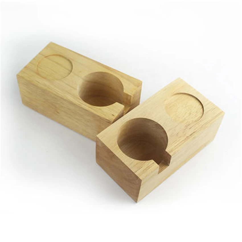 Держатель для кофе с фильтром из цельного дерева подставка эспрессо аксессуары