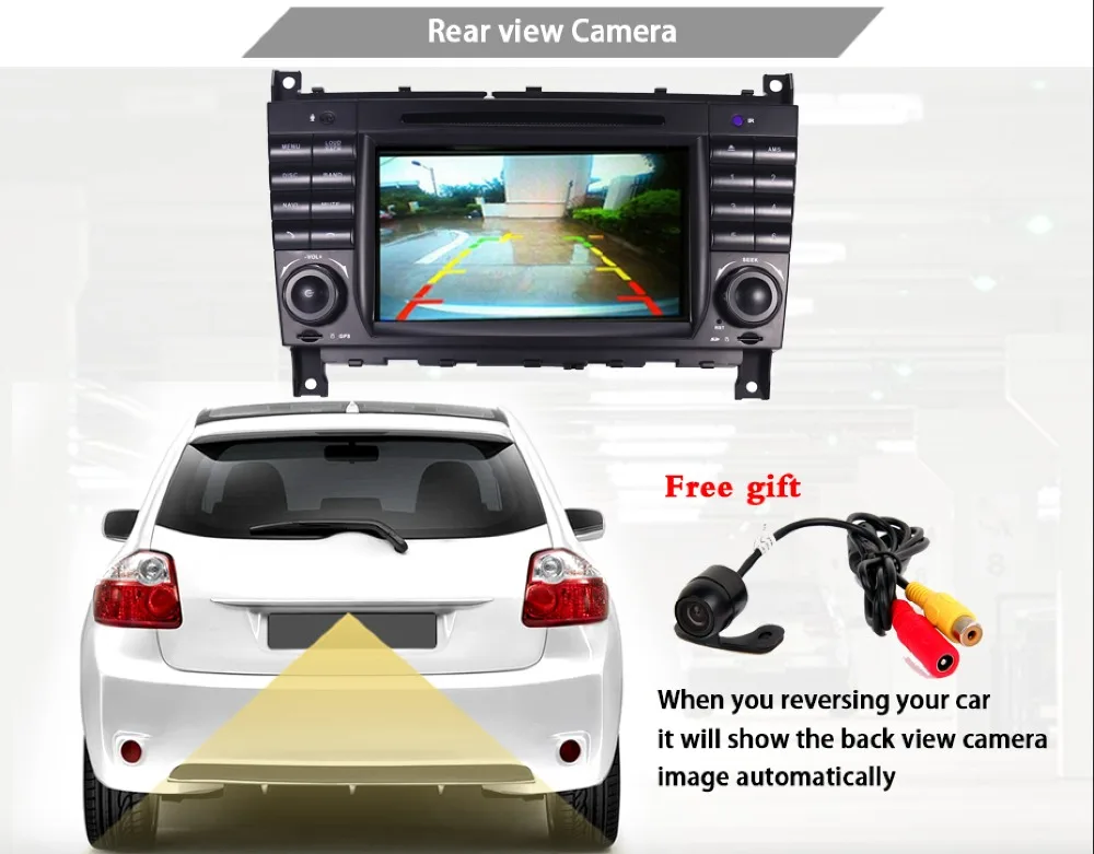 Android 9,0 автомобильный dvd-плеер для Mercedes Benz W203 W209 W219 a-класс A160 c-класс C180 C200 CLK200 C230 gps Радио стерео