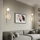 Современная светодиодная настенная лампа для гостиной, спальни, коридора, прикроватной тумбочки, настенное бра, креативный фон для телевизора, настенная лампа для коридора