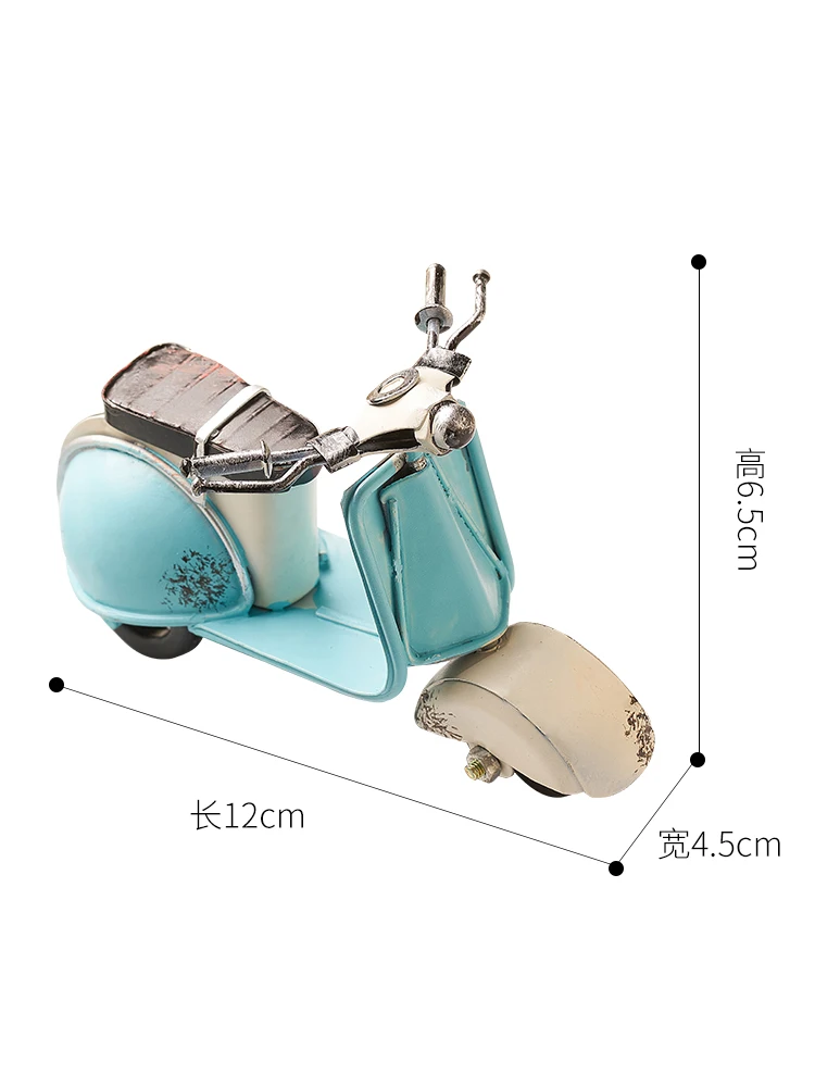 

Retro creative motorcycle decoration simple modern home living room entrance decoration wine cabinet TV cabinet small furnishing