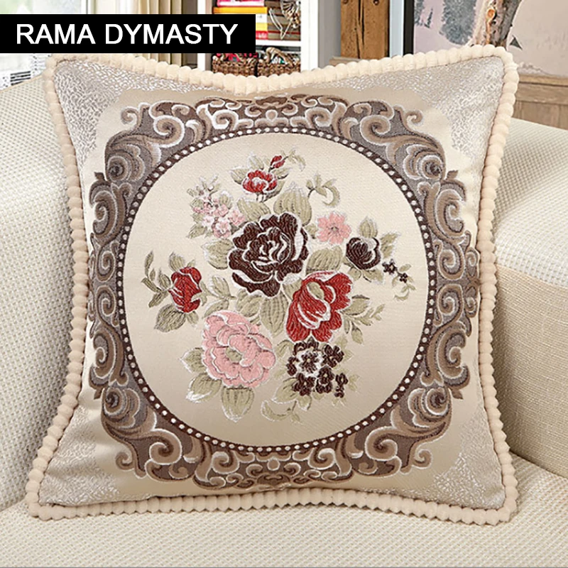 Высококачественные наволочки в европейском стиле с вышивкой льняные хлопковые