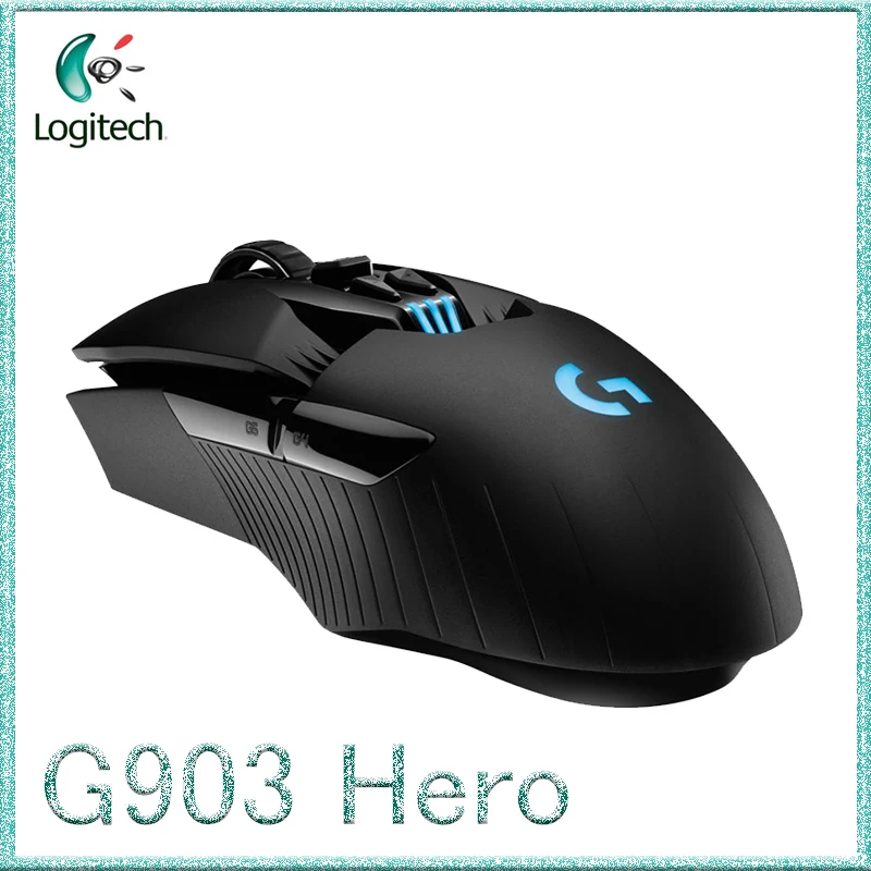 Logitech G903Hero упаковка обновленная 2 4 Ghz Беспроводная игровая мышь для ноутбука|Мыши|