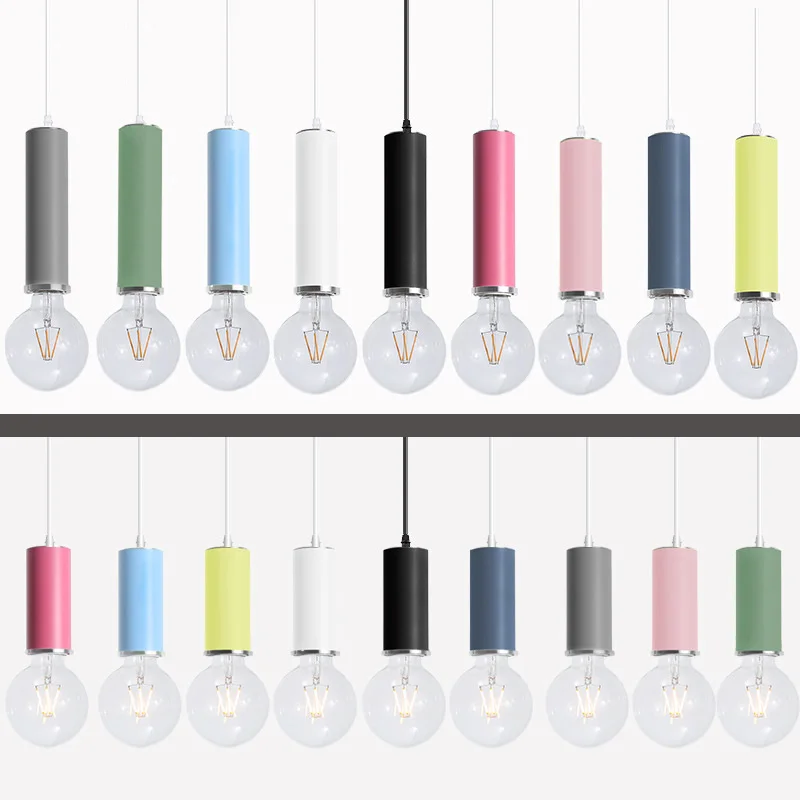 Простые подвесные светильники в скандинавском стиле Современная прикроватная