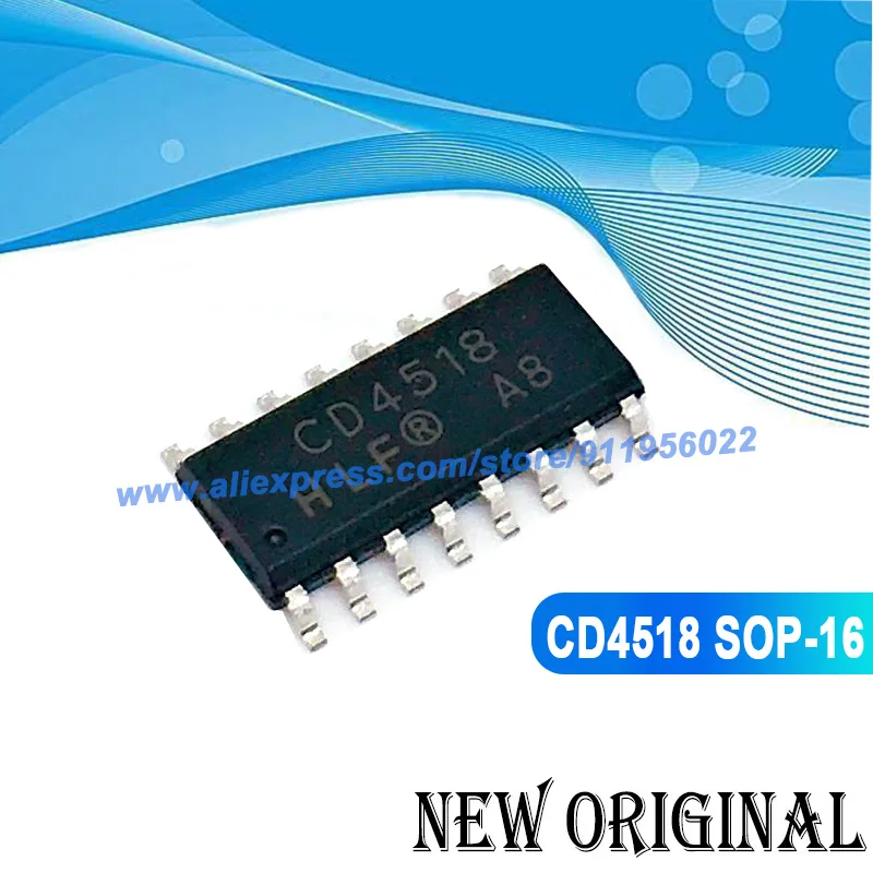 

(5 Pieces) CD4518BM CD4518 SOP-16 BCD