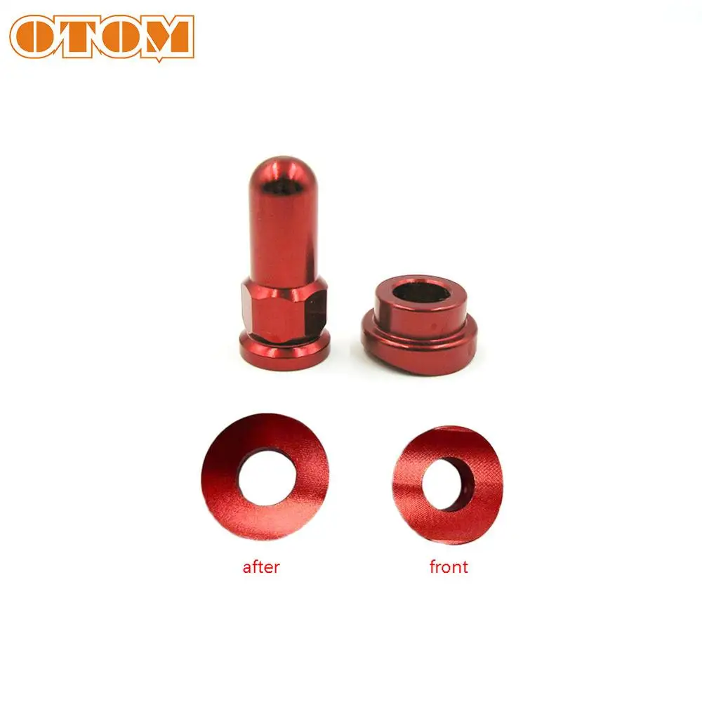 OTOM Мотоцикл Универсальный ЧПУ Заготовка шины клапан стволовой обод замок гайка