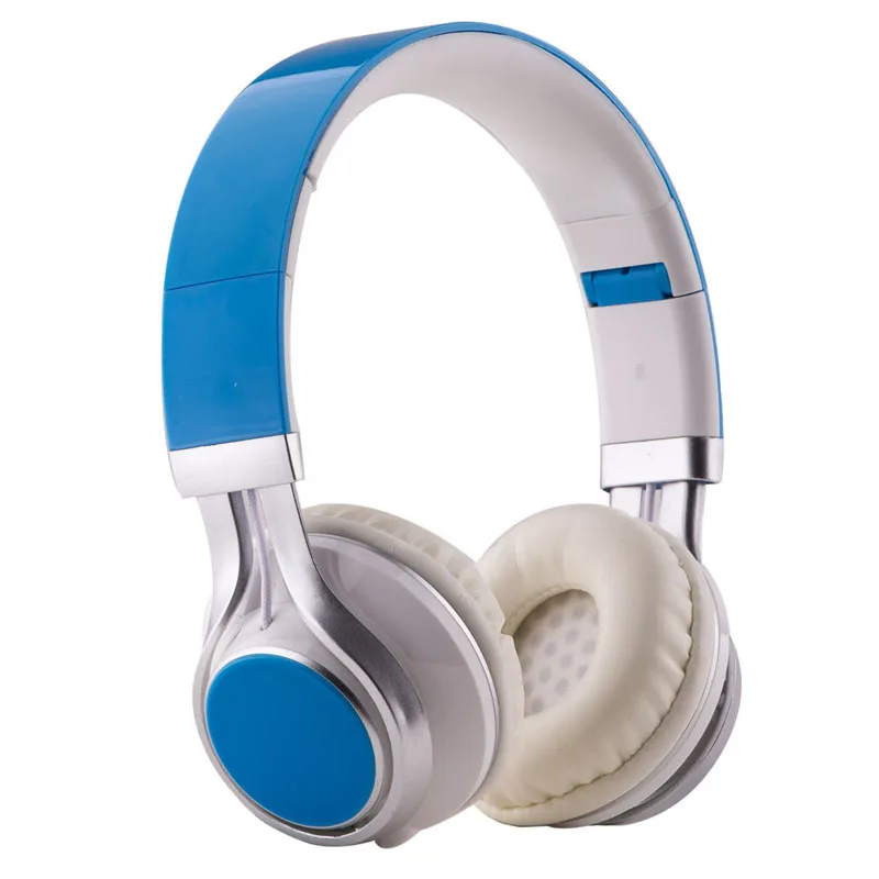 blue HiFi игровые наушники EP16 3,5 мм Проводные Складные стерео наушники над ухом большие наушники для телефона мальчик подарок музыка гарнитура наушники - Цвет: blue