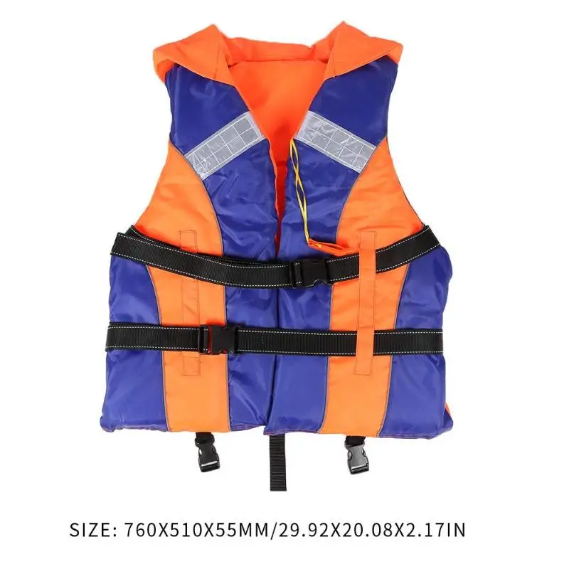 Hot Sale Life Vest Adult 210D polyester Adjustable Safe Fishing Jacket Boating Drifting for Water Entertainment Projects | Спорт и