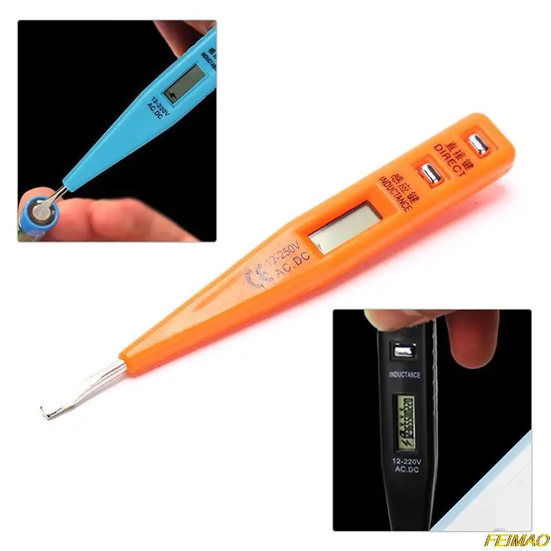 

1PCS 12V-240V AC/DC Voltage Detectors Non-Contact Digital Tester Pen Tester Meter Volt Electric Test AC/DC Voltage Sensor