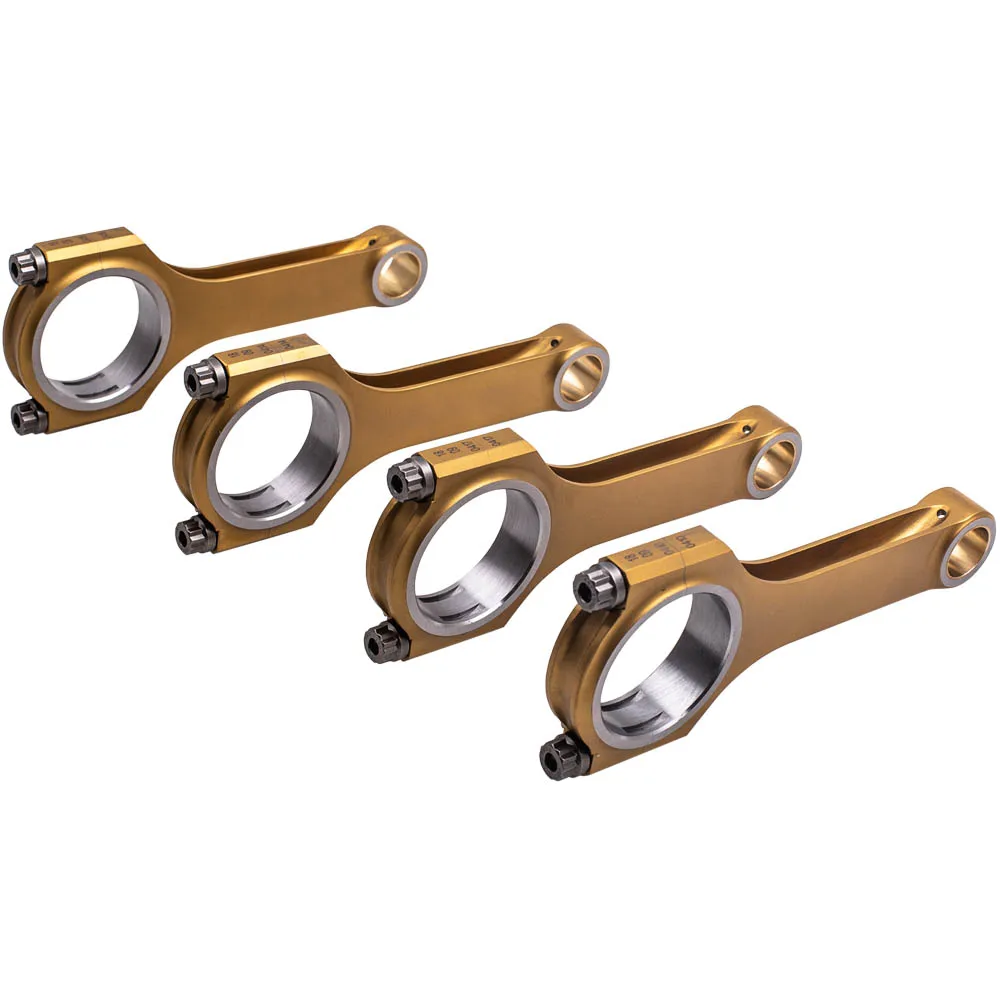 

for Opel Calibra 2.0L C20xe C20LET 4340 Connecting Rods Conrods H Beam Titanizing 4340 for Speedster 2.0L Turbo 20SEH C20LET