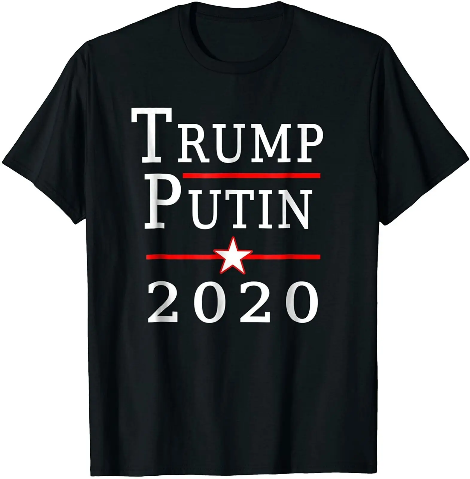 Футболка с изображением Трампа Путина 2020 забавная хлопковая футболка на день