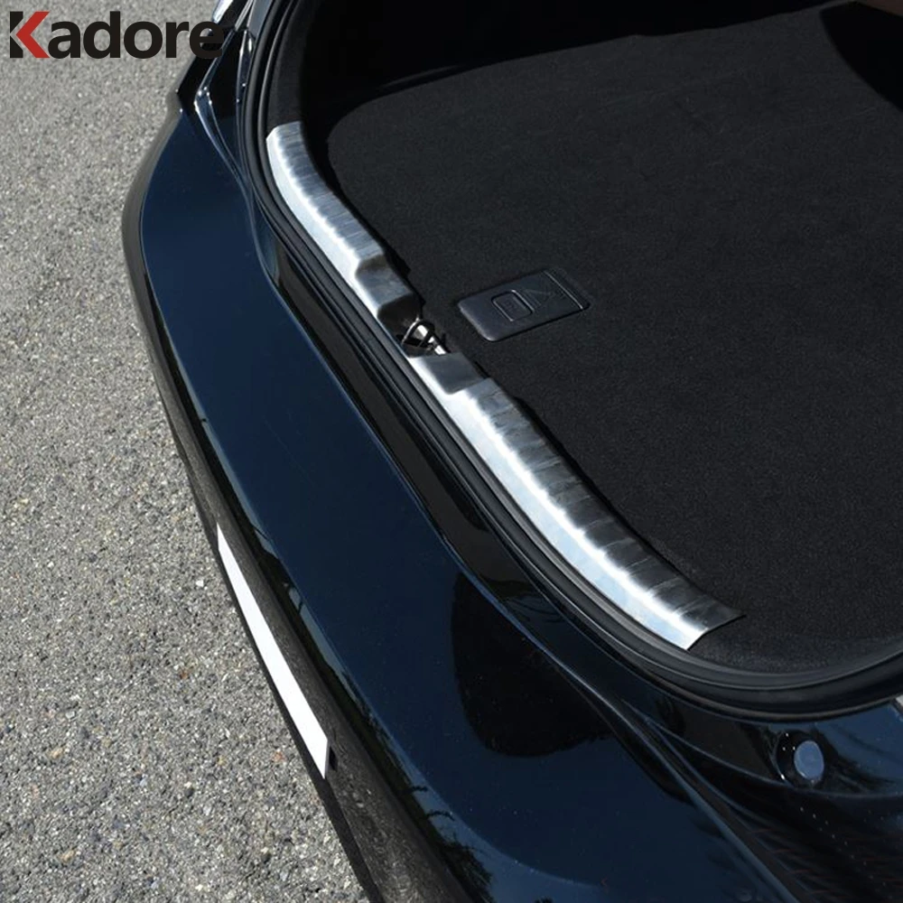 Внутренняя крышка багажника из нержавеющей стали накладка на бампер для Toyota Corolla