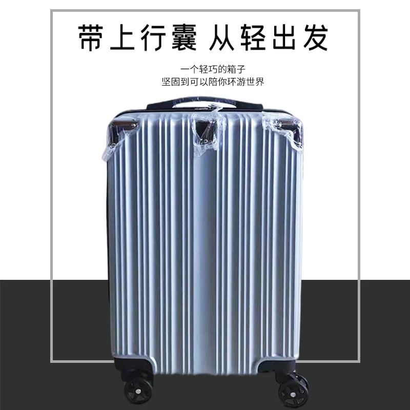 

Adult aluminum frame suitcase Business suitcase Universal wheel aluminum frame corner metal pull rod box