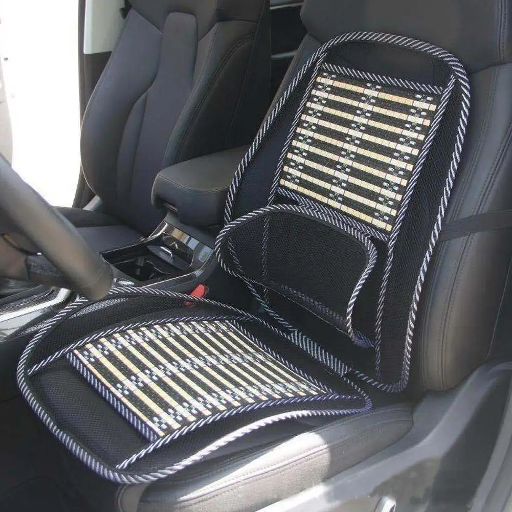 

2021 New Summer car bamboo silk cushion New Universal Home Pad Protector Breathable Car Chair Cover Seat Cushion