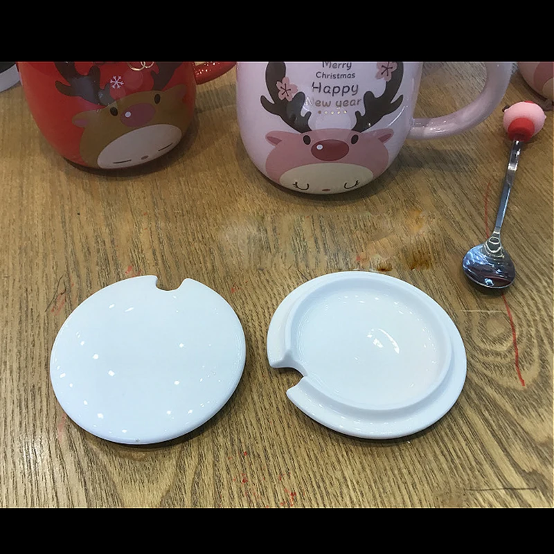Рождественские кружки с оленем 350 мл изысканная керамическая кофейная кружка