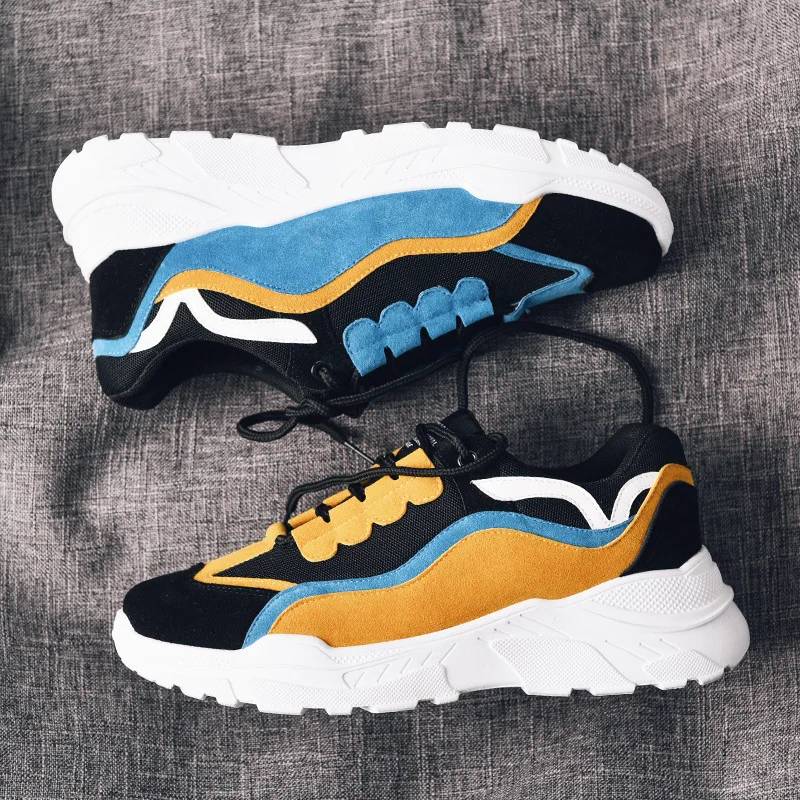 Распродажа новинка весны мужская спортивная обувь со шнуровкой легкие мужские