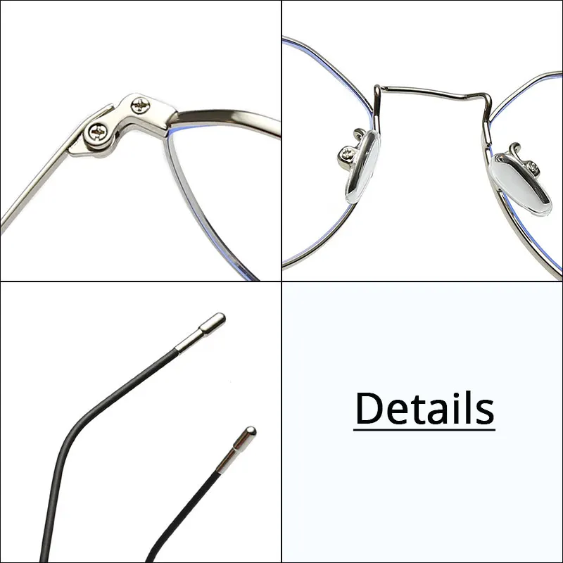 Синие светящиеся блокирующие Компьютерные очки для мужчин и женщин прозрачная