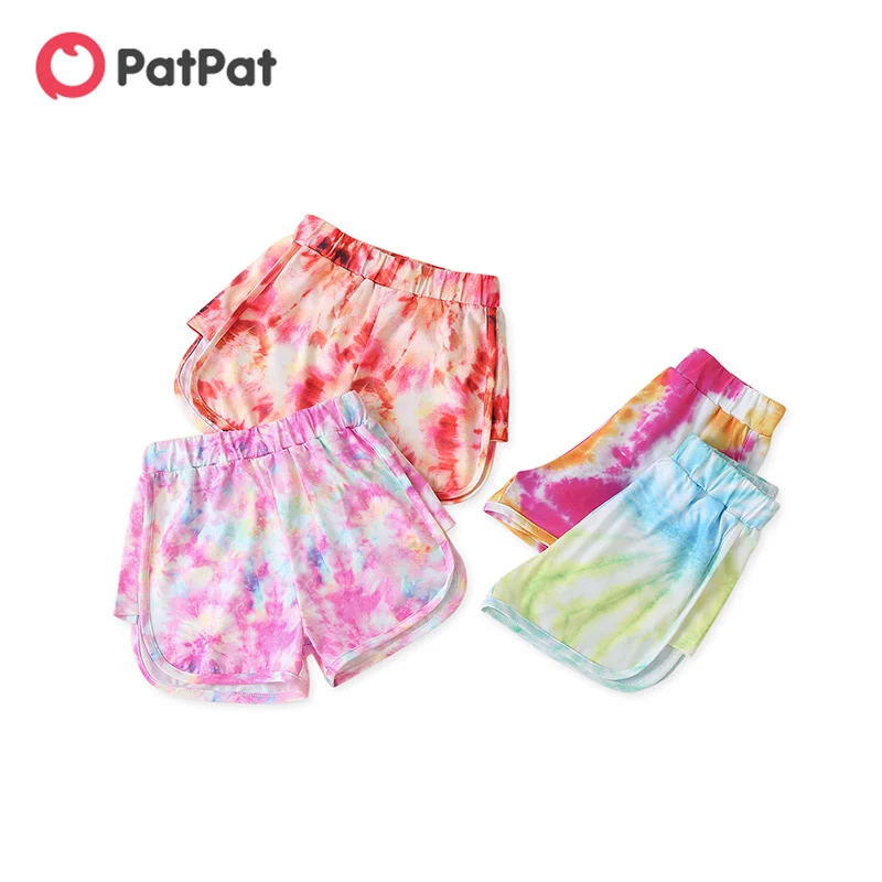 

PatPat 1pc Toddler Girl Fashion Tie dye Shorts