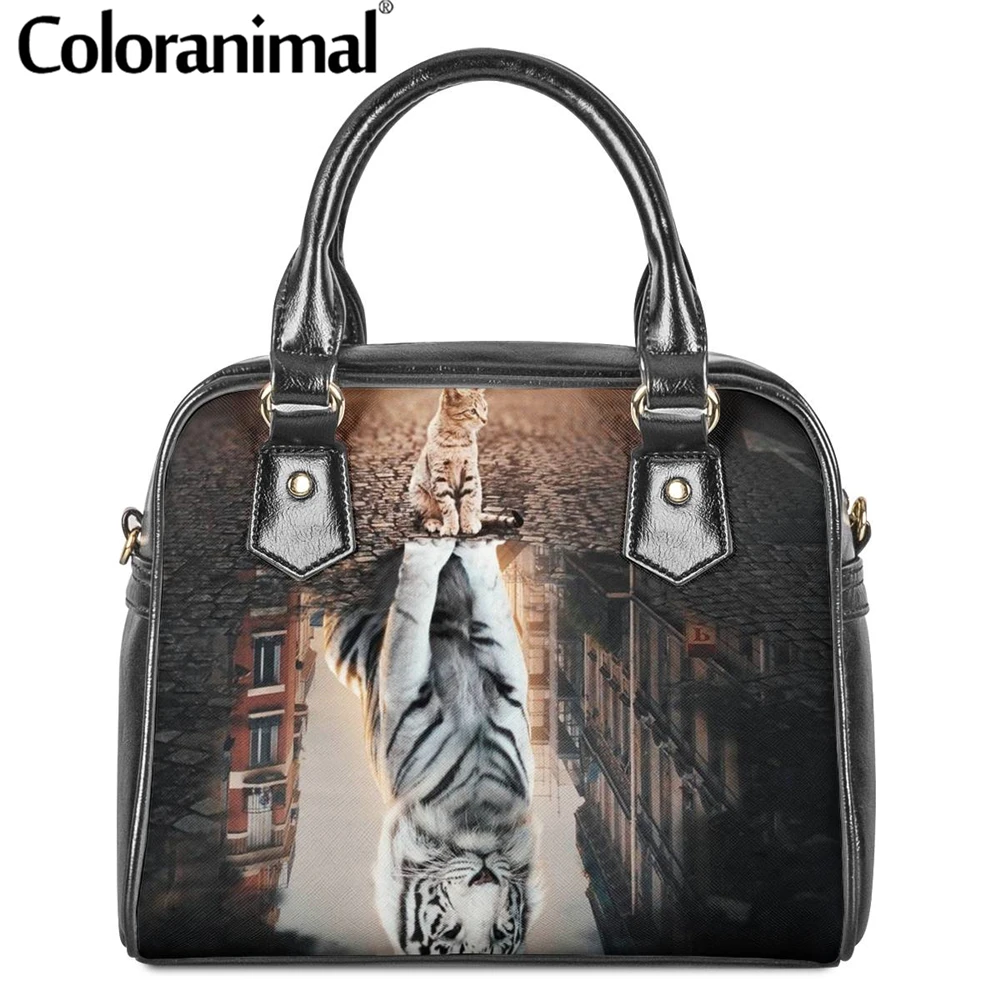 Coloranimal Женская 2020 кошка Reflaction принтом Тигр в львином дизайне на ремне женские из