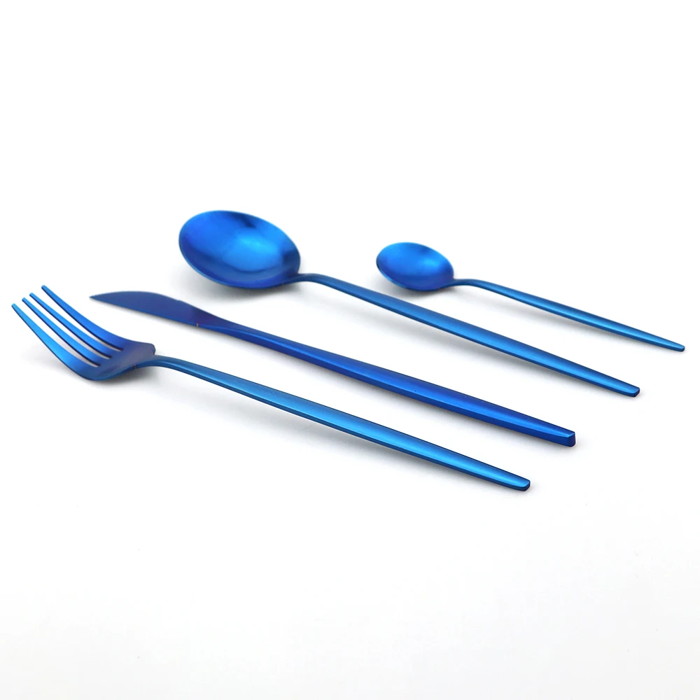 Набор столовых приборов из нержавеющей стали 24 шт. вилка кофейная ложка | Дом и