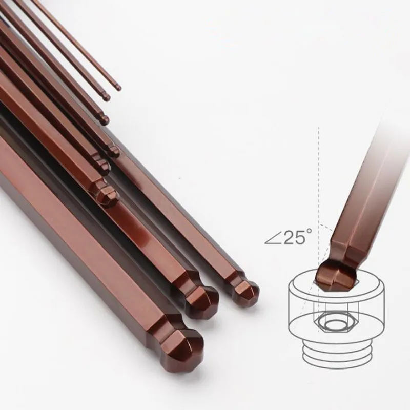 9 шт. шестигранный ключ Torque гаечный комплект для ремонта велосипеда ручной